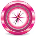 Pink compass