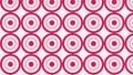 Pink Concentric Circles Background Pattern