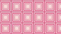 Pink Concentric Squares Pattern Vector Graphic
