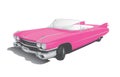 Pink convertible