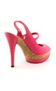 Pink cool woman shoe