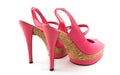 Pink cool woman shoes