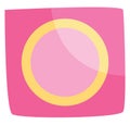 Pink cosmetic eyeshadow, icon