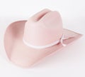 Pink cowgirl hat Royalty Free Stock Photo