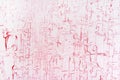 Pink cracked effect texture Royalty Free Stock Photo