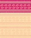 Pink and cream paisley Indian saree background