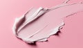 Pink Cream Smear Royalty Free Stock Photo