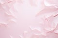 Pink creased crumpled paper background grunge texture backdrop