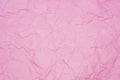 Pink creased paper