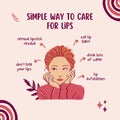 Pink Creative Beauty Tips Instagram Post