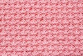 Pink crochet background Royalty Free Stock Photo
