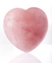 Pink crystal heart Royalty Free Stock Photo