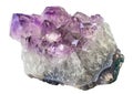 Pink Crystal Stone - Amethyst Royalty Free Stock Photo