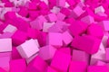 Pink cubes