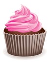 Pink cupcake Royalty Free Stock Photo