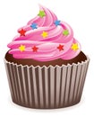 Pink cupcake