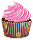 Pink cupcake