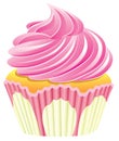 Pink cupcake