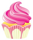 Pink cupcake