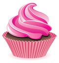 Pink cupcake