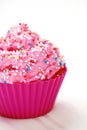 Pink cupcake Royalty Free Stock Photo