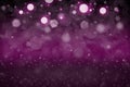 pink nice shining glitter lights defocused bokeh abstract background with falling snow flakes fly, festal mockup texture with Royalty Free Stock Photo