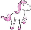 Pink Cute Horse Pony Royalty Free Stock Photo