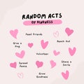 Pink Cute Random Acts Of Kindness Instagram Post