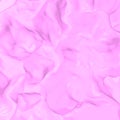 Pink 3d background with surreal hills dunes or mountains in spherical round curve forms. 3d render