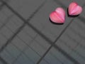 pink-3d-heart wallpaper Royalty Free Stock Photo