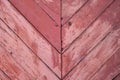 Pink distressed wooden wall detail