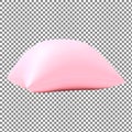 Pink dome-shaped object on checkered background Royalty Free Stock Photo