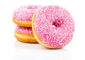 Pink Donut Royalty Free Stock Photo