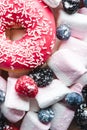 Pink donut Royalty Free Stock Photo