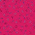 Pink Dragonflies Pattern Design