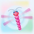 Pink Dragonfly