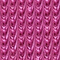 Pink draped textile fabric drapery material seamless pattern texture background with a metallic reflection