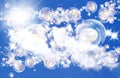 Pink dreams in soap bubbles Royalty Free Stock Photo