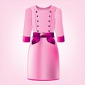 Pink dress Royalty Free Stock Photo