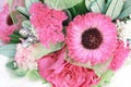 Pink dried flower bouquet background Royalty Free Stock Photo