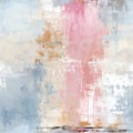 Pink dripping abstract painting with a tranquil color scheme (tiled)