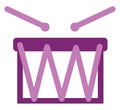 Pink drum, icon