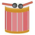 Pink drum, icon