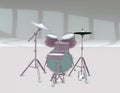 pink drum kit
