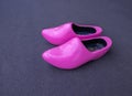 Pink dutch clogs Royalty Free Stock Photo