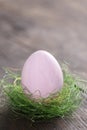 Pink easter egg Royalty Free Stock Photo