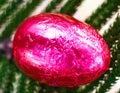 pink easter egg photography. Royalty Free Stock Photo
