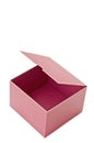 Pink empty box