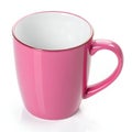 Pink Empty Coffee Mug Royalty Free Stock Photo