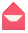 Pink envelope and card